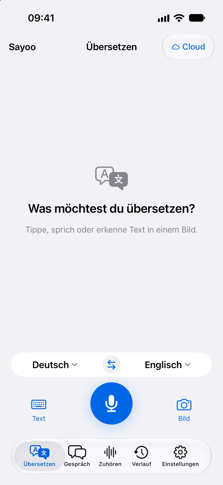 Text- und Sprachübersetzung