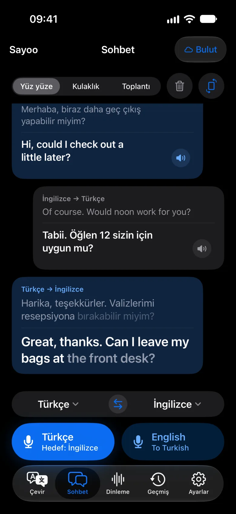 Koyu modda sohbet